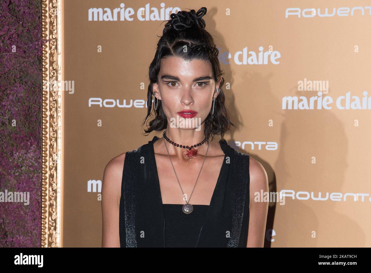 Crystal Renn attends Marie Claire Prix de la Moda Awards 2017 in Madrid, Spain on November 7, 2017.(Photo by Gabriel Maseda/NurPhoto) Stock Photo