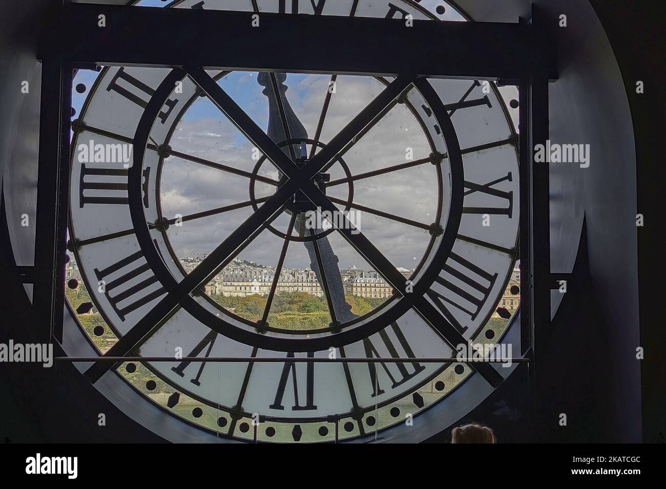 France, Paris, Musee d'Orsay housed in the former Gare d'Orsay, a Beaux-Arts railway station. t houses the largest collection of Impressionist and pos Stock Photo