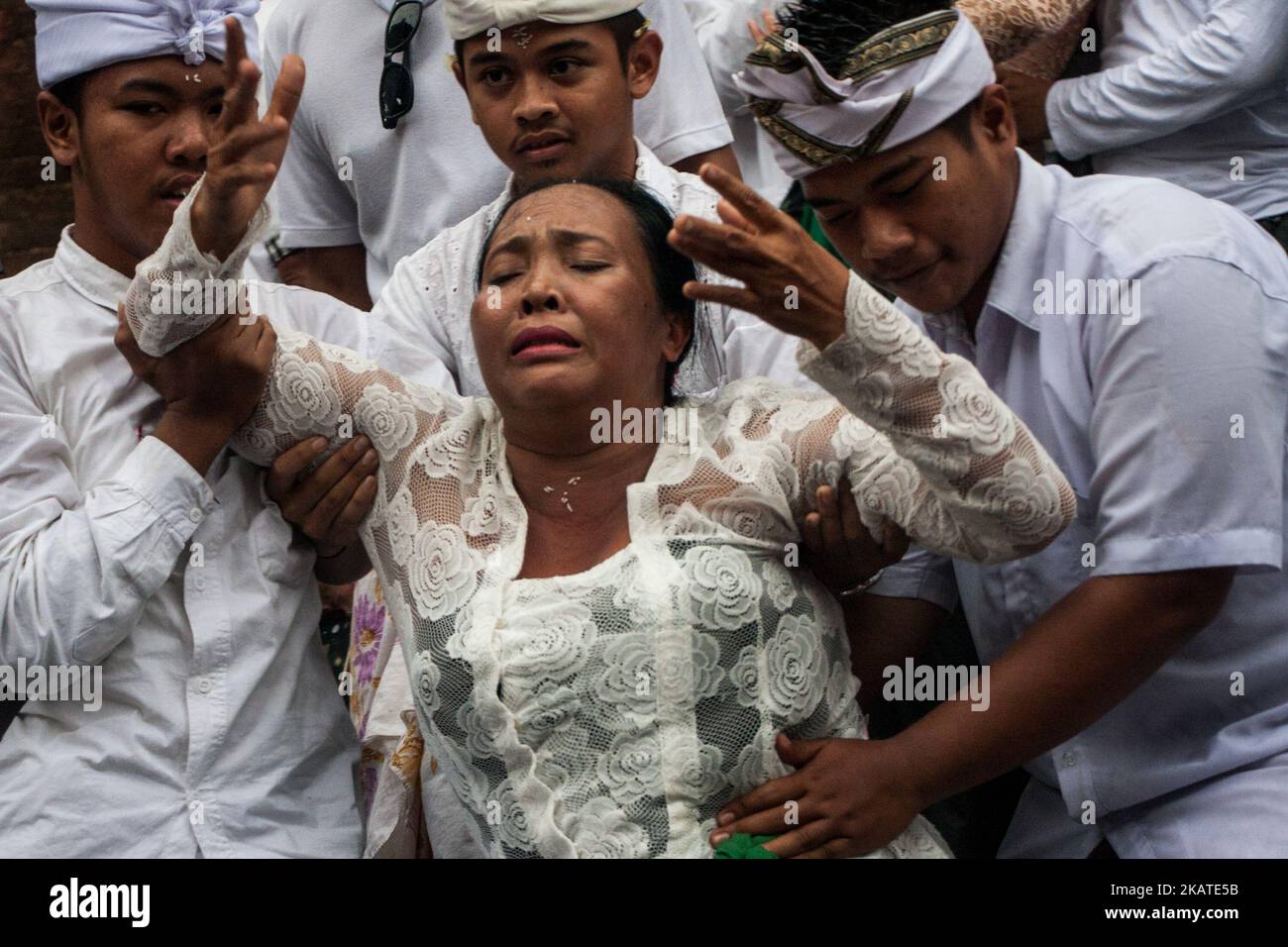 A trance ritual ceremonies at the village Pakraman Pengerebongan ...