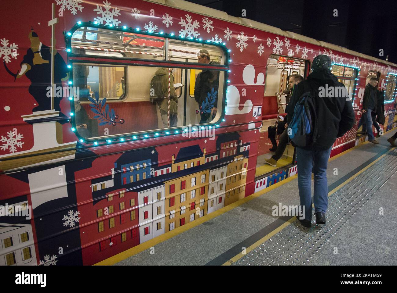 Warsaw metro christmas hi-res stock photography and images - Alamy