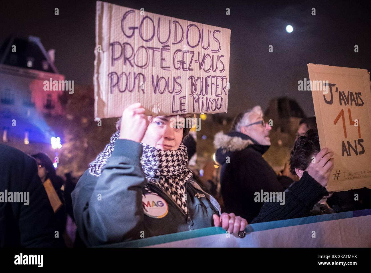 Demonstration march organized by the association Act Up-Paris during ...
