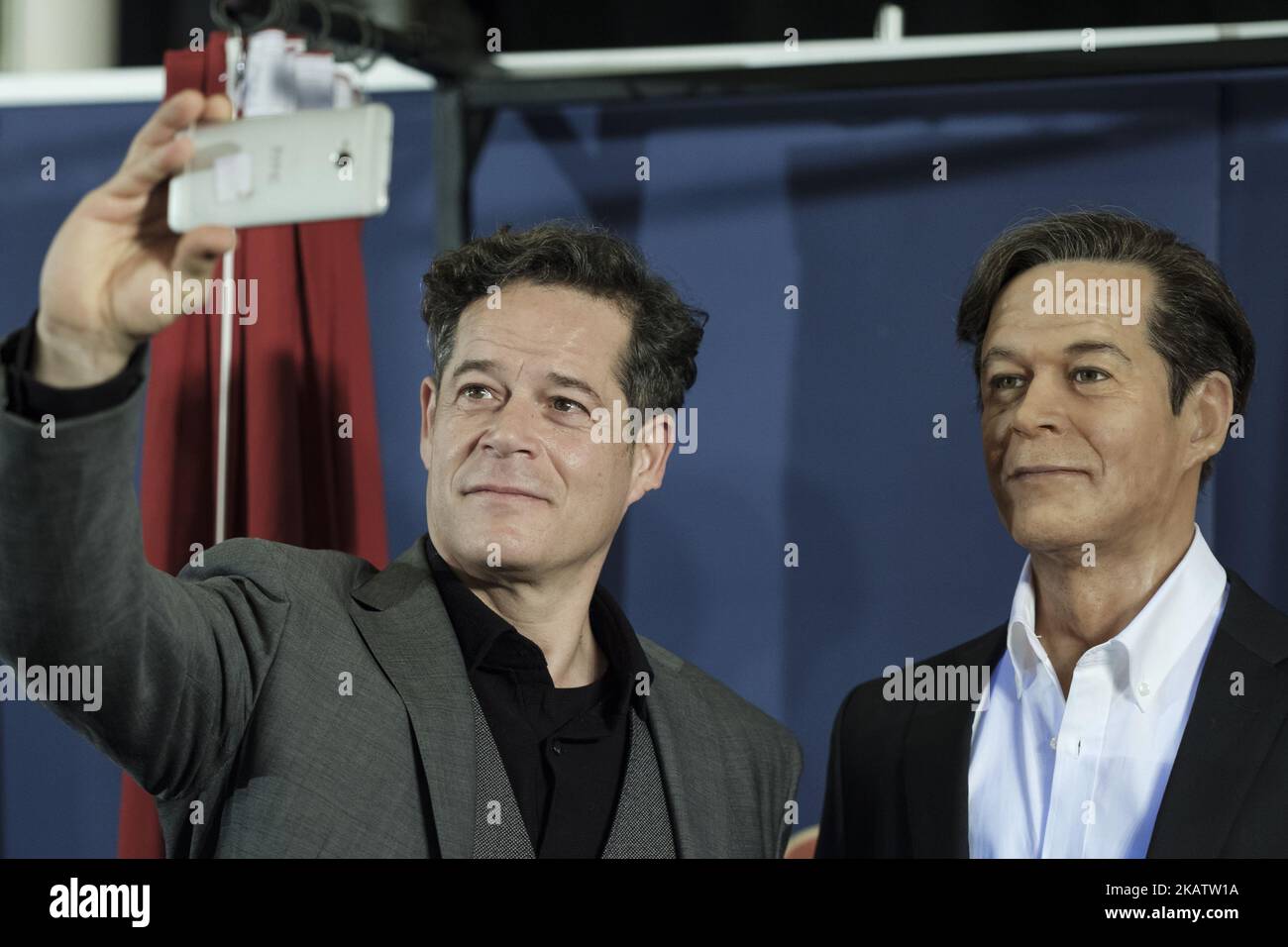 Spanish the actor Jorge Sanz unveils his wax figure at the Wax Museum on December 13, 2017 in Madrid, Spain (Photo by Oscar Gonzalez/NurPhoto) Stock Photo