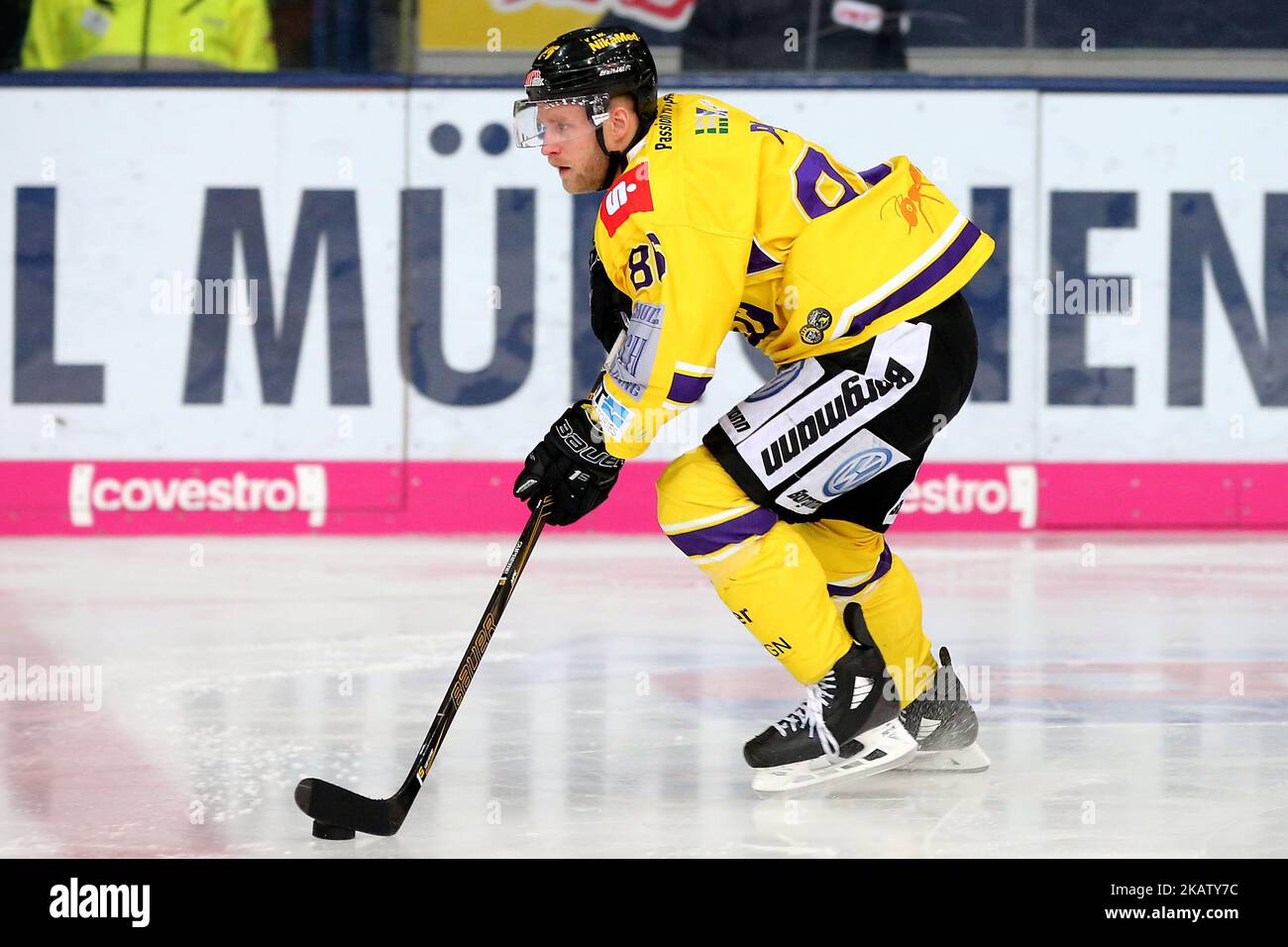 Puck Shot By Ice Hockey Player by Bernhard Lang