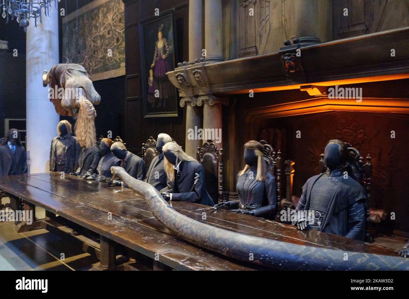 Scene of the harry potter's movie at the Warner Bros' Harry Potter