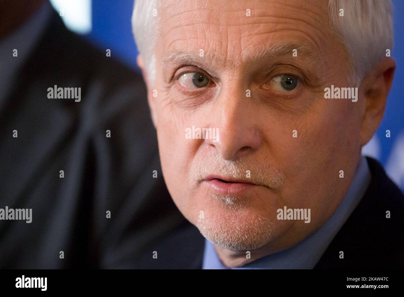 Chairman of Polish National Council of the Judiciary Dariusz Zawistowski in Warsaw, Poland on 17 November 2017 (Photo by Mateusz Wlodarczyk/NurPhoto) Stock Photo