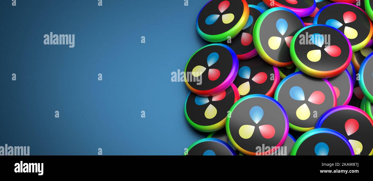 Davinci resolve logo hi-res stock photography and images - Alamy