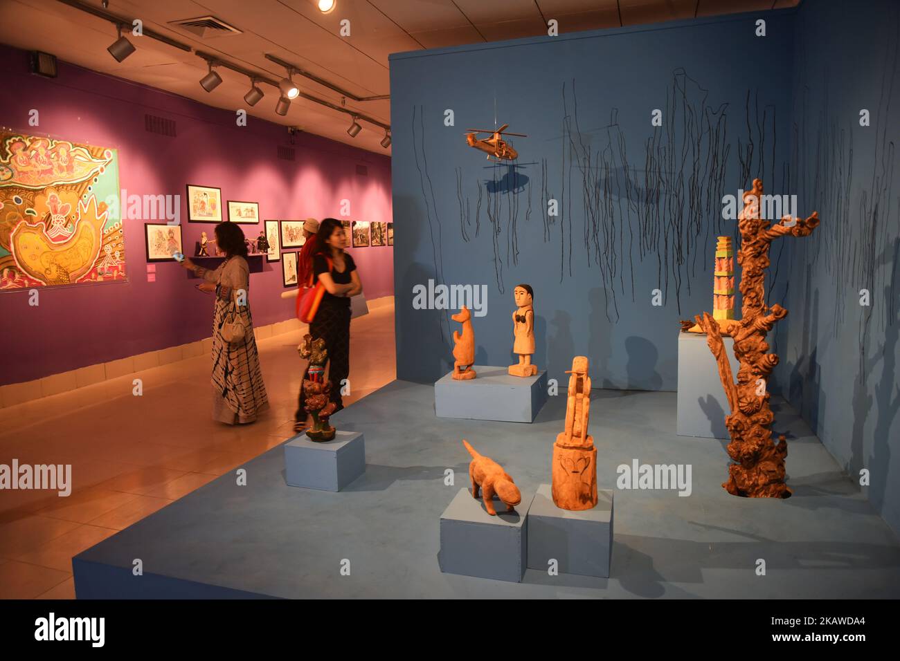 Exhibition at Dhaka Art Summit (DAS), Bangladesh's premier biennial art ...