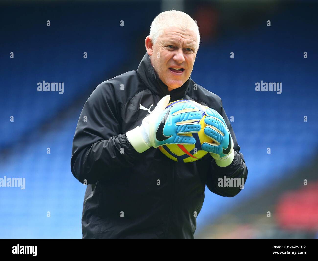 Newcastle United's Goalkeeping Coach Simon Smith during Premier League match between Crystal