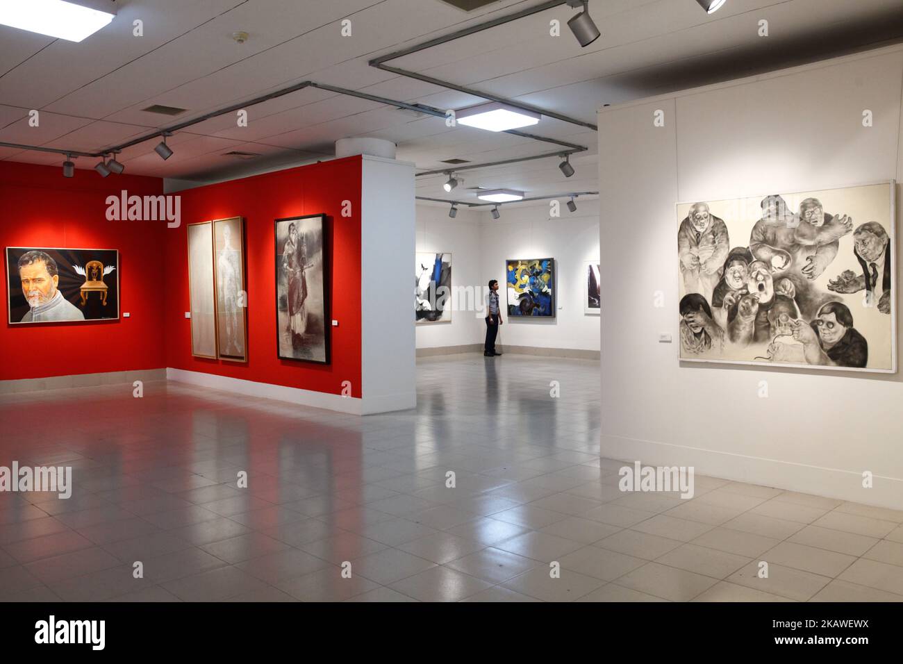 Exhibition at Dhaka Art Summit (DAS), Bangladesh's premier biennial art