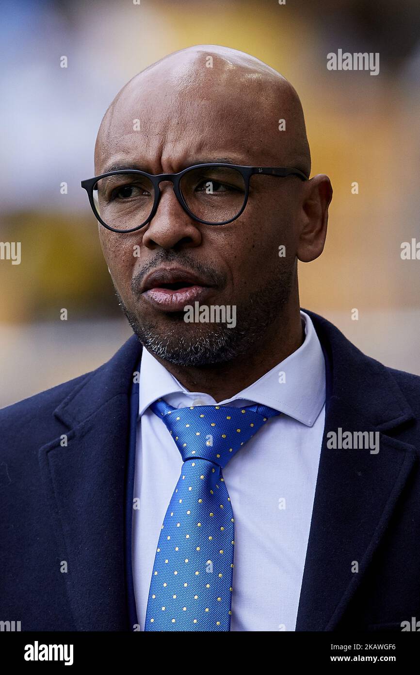 Former player of Villarreal CF and Spain National Team Marcos Senna looks on prior to the La Liga match between Villarreal CF and Deportivo Alaves at Estadio de la Ceramica on February 10, 2018 in Vila-real, Spain (Photo by David Aliaga/NurPhoto) Stock Photo