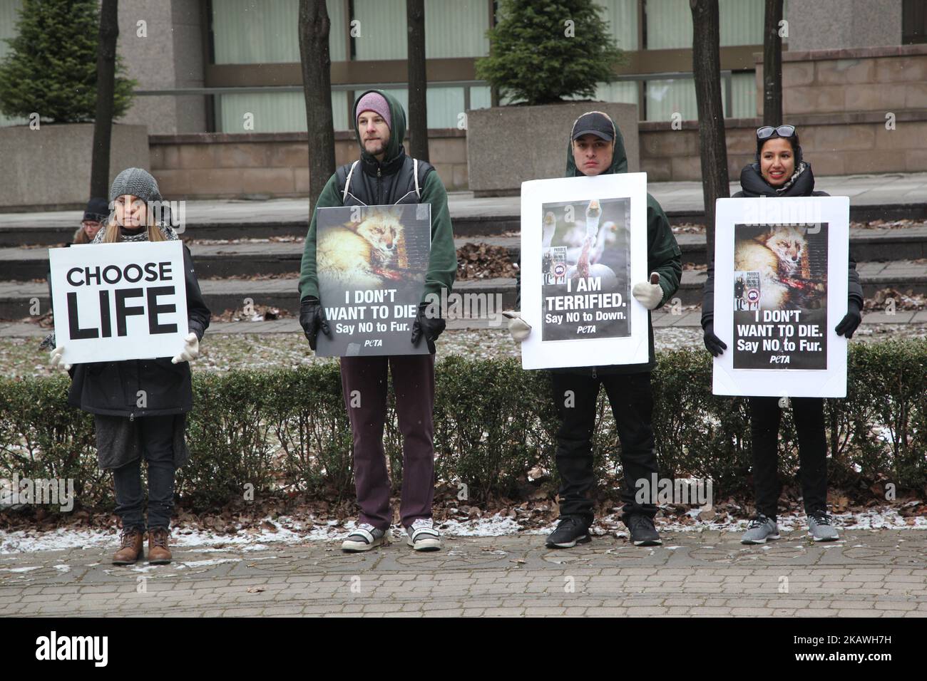 Peta animal rights banner hi-res stock photography and images - Alamy