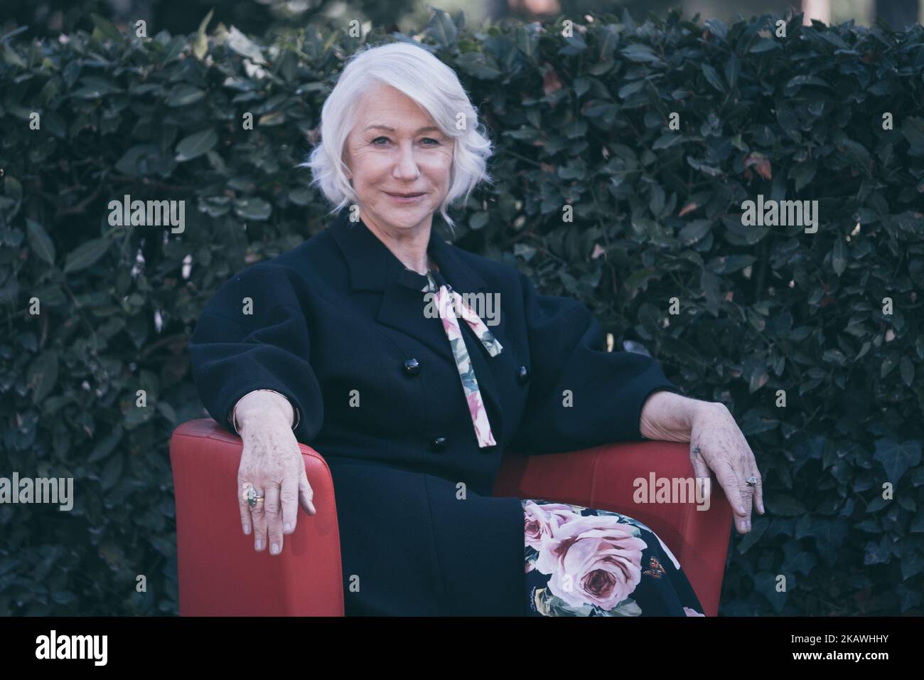 Actress Dame Helen Mirren attends 'La Vedova Winchester' photocall at