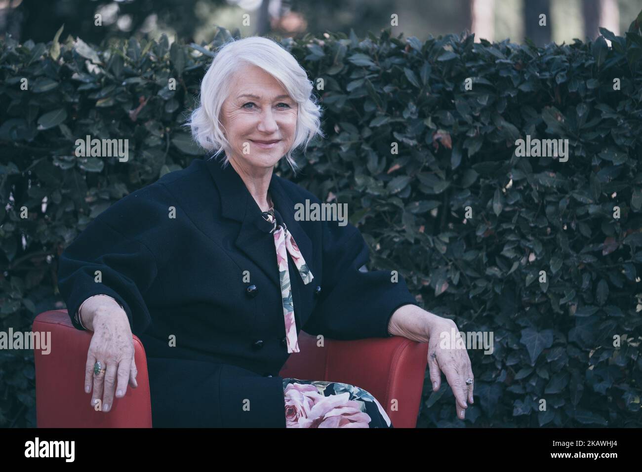 Actress Dame Helen Mirren attends 'La Vedova Winchester' photocall at