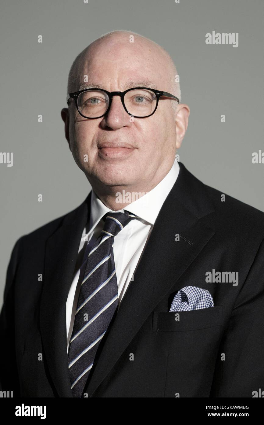 American journalist Michael Wolff attends the presentation of his book ...