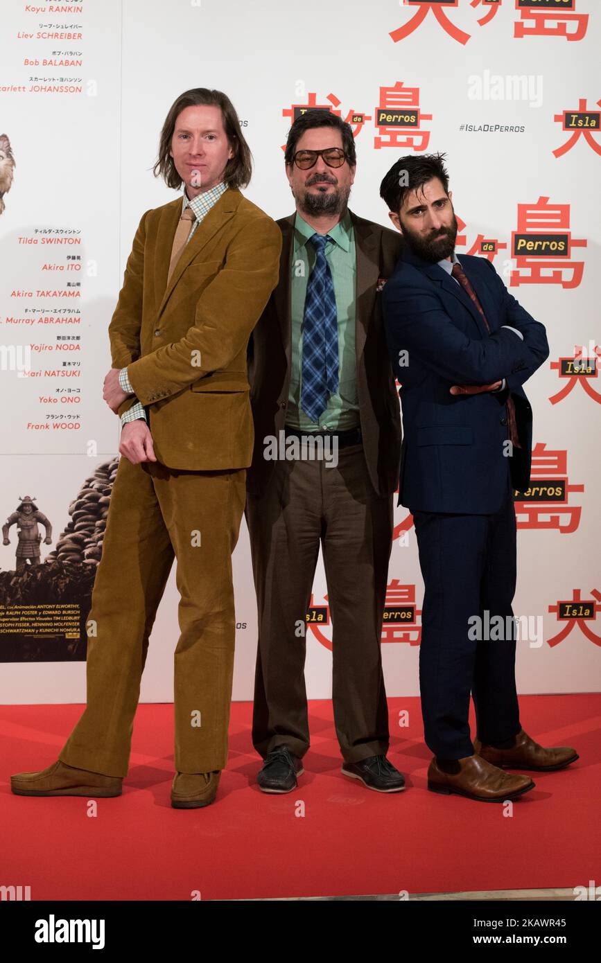 Wes anderson and jason schwartzman hi-res stock photography and