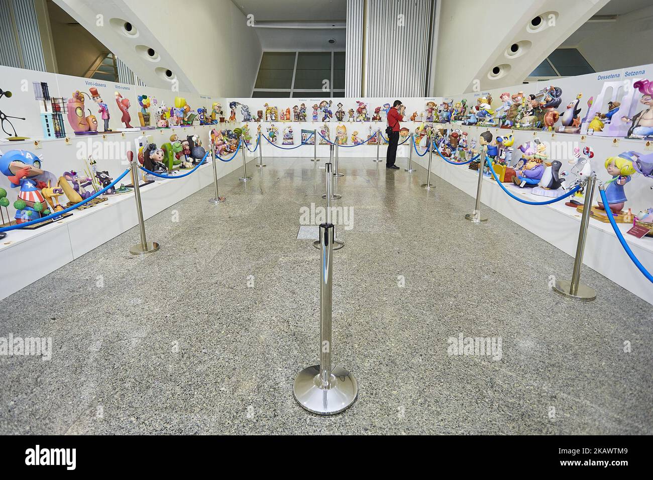 Felipe Puppet General view of the 'ninots' during the Ninot exhibition ahead of Las ...