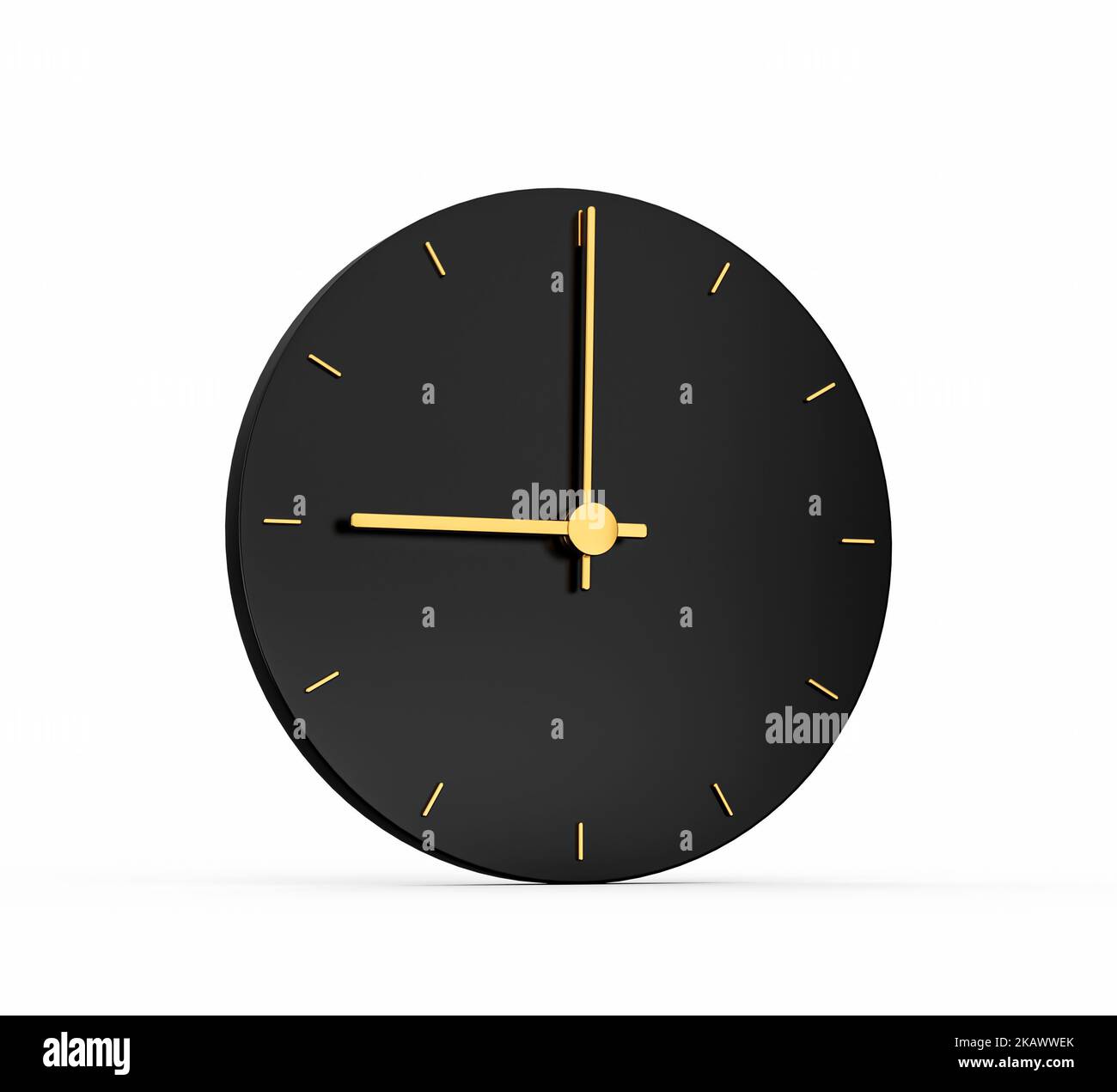Premium Gold Clock Icon Isolated On Black Background 9 O Clock Time premium-gold-clock-icon-isolated-on-black-background-9-o-clock-time