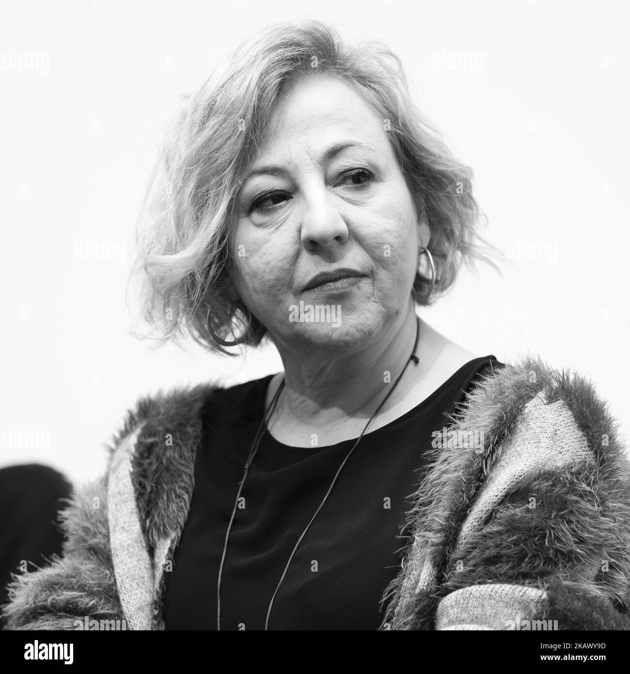 The actress Carmen Machi during the presentation of Chronology of the 