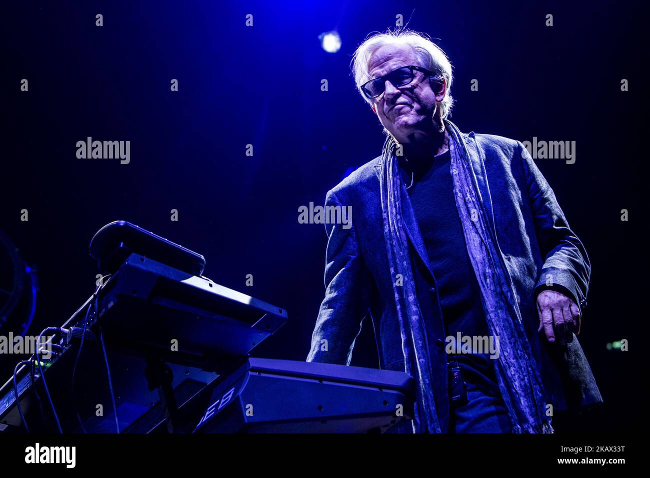 Steve Porcaro of Toto performs live at Mediolanum Forum in Milano