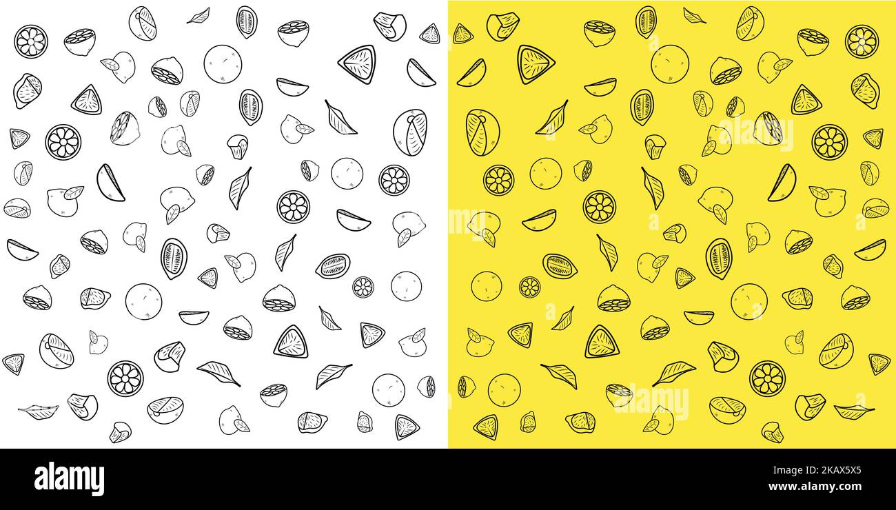 Vector illustration set fruits Stock Vector Images - Alamy