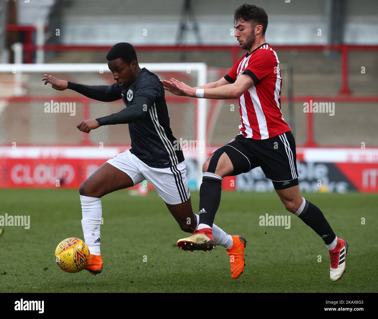 Tosin Kehinde of Manchester United's Under 23 during Friendly match