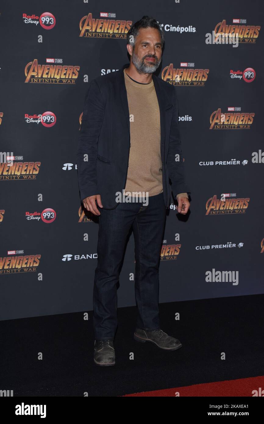 Actor Mark Ruffalo starring as Hulk is seen arriving at black carpet of ...
