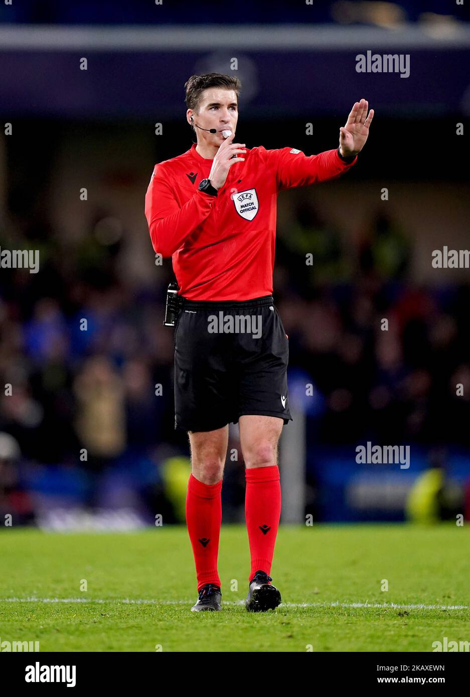 Referee Francois Letexier during the UEFA Champions League Group E