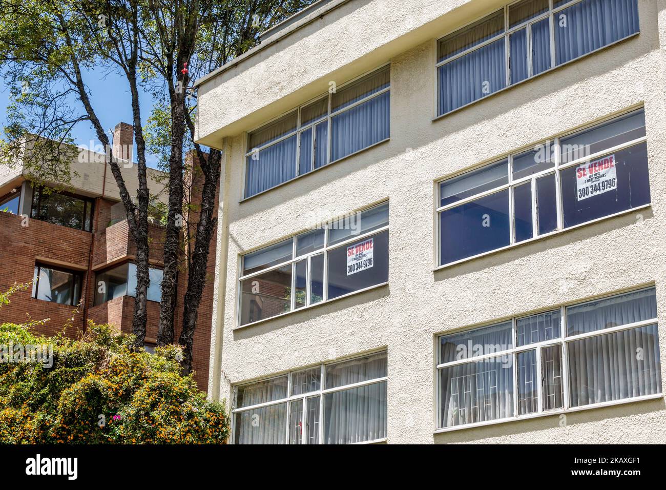 Outside exterior sign window apartment apartments for sale building