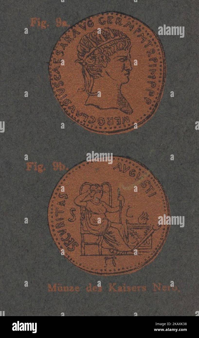 Antique 19th century germany numismatic illustrated catalogue with