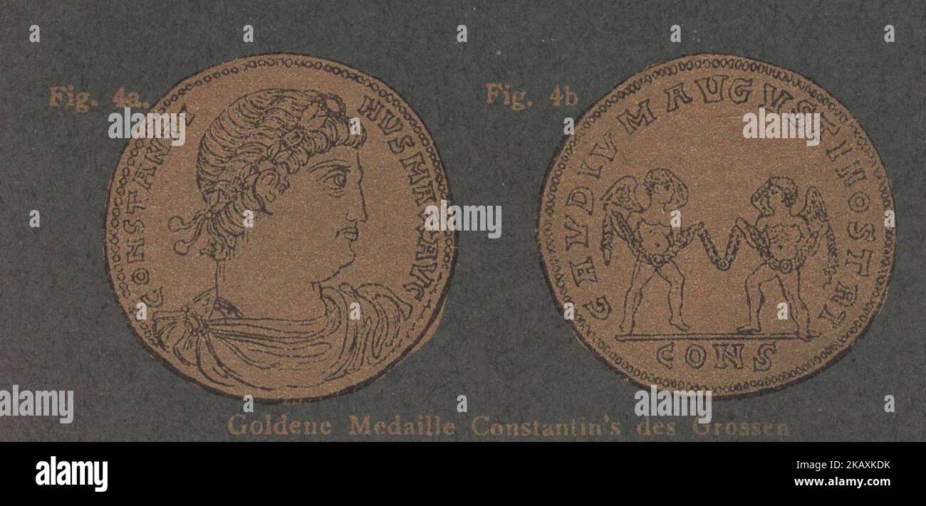 Antique 19th century germany numismatic illustrated catalogue with