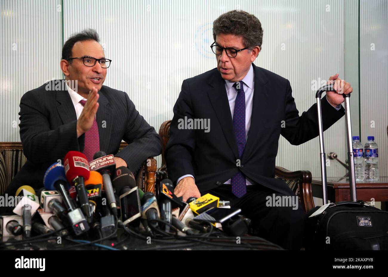 (From left) Permanent representative of the State of Kuwait to the