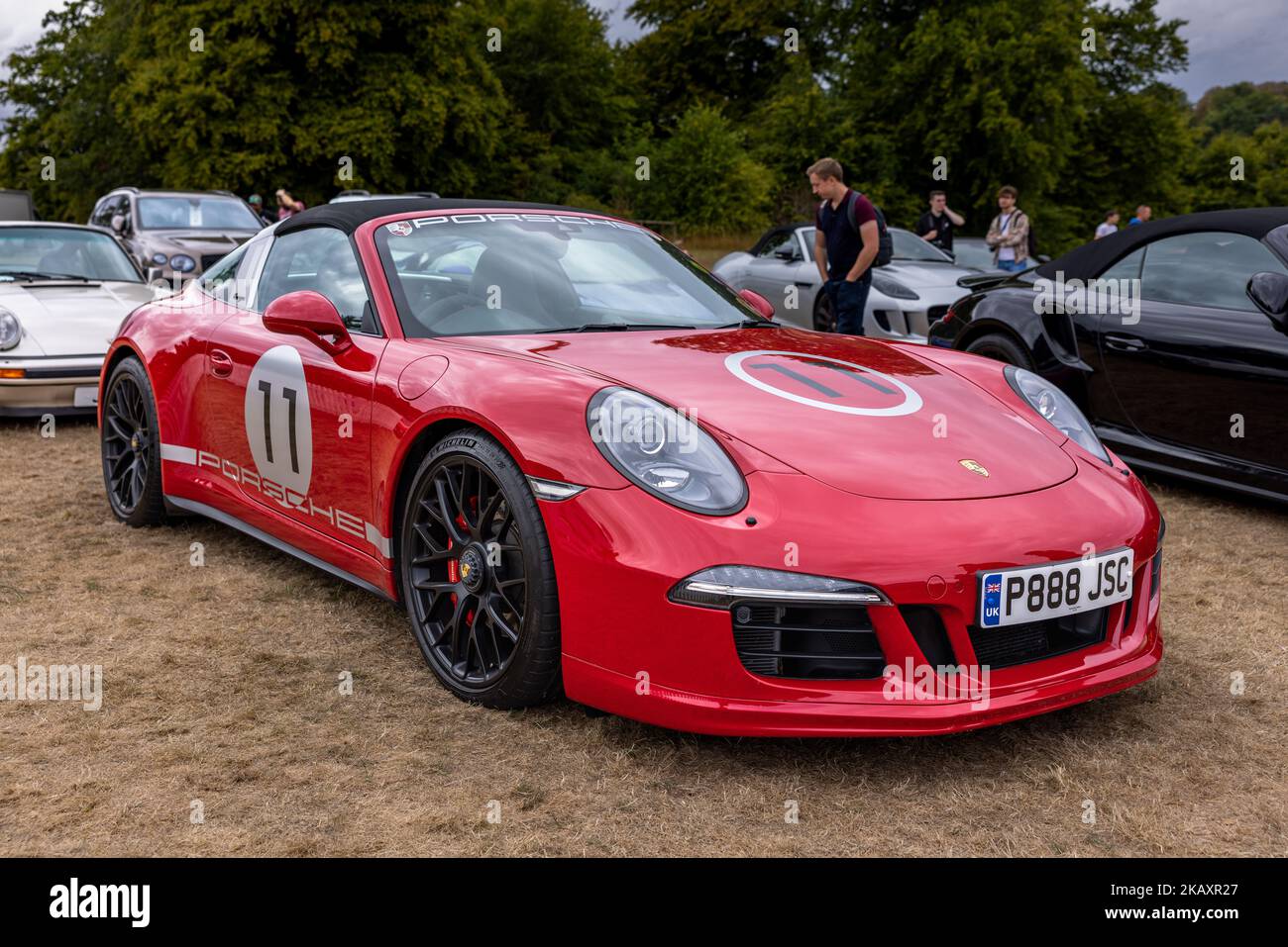 2015 Porsche 911 Targa 4 GTS, on display at the Salon Privé Classic