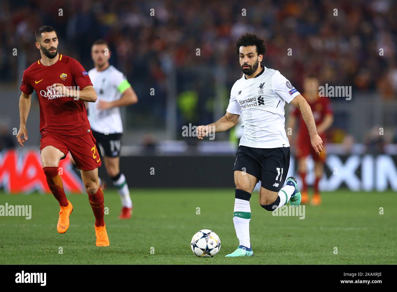 Liverpool Sign Roma Italian AS Roma v FC Liverpool - Champions League semi-final second leg Mohamed ...