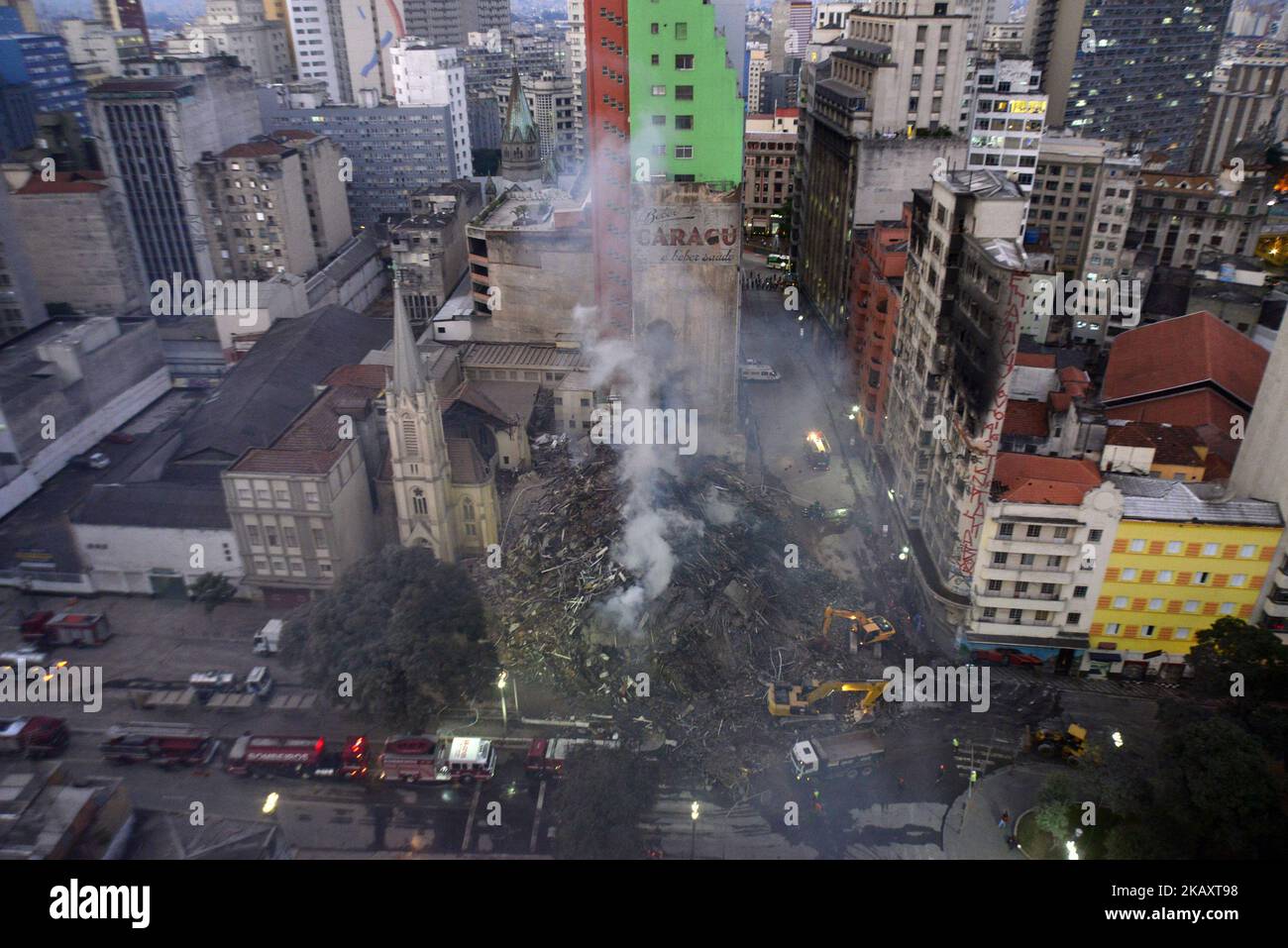 A shortcircuit in a shack on the 5th floor started the fire at the