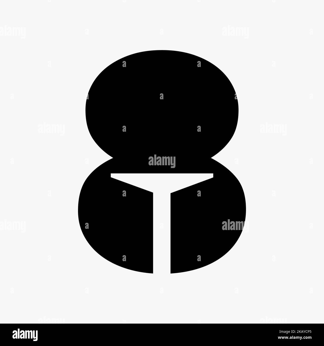 Letter 8 Door Logo Design Combined With Minimal Open Door Icon Vector ...