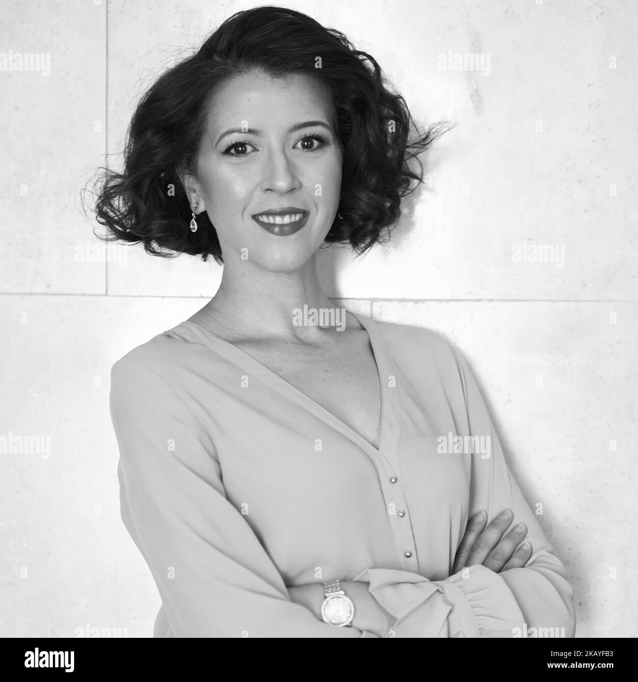 American operatic soprano Lisette Oropesa poses for a session at the