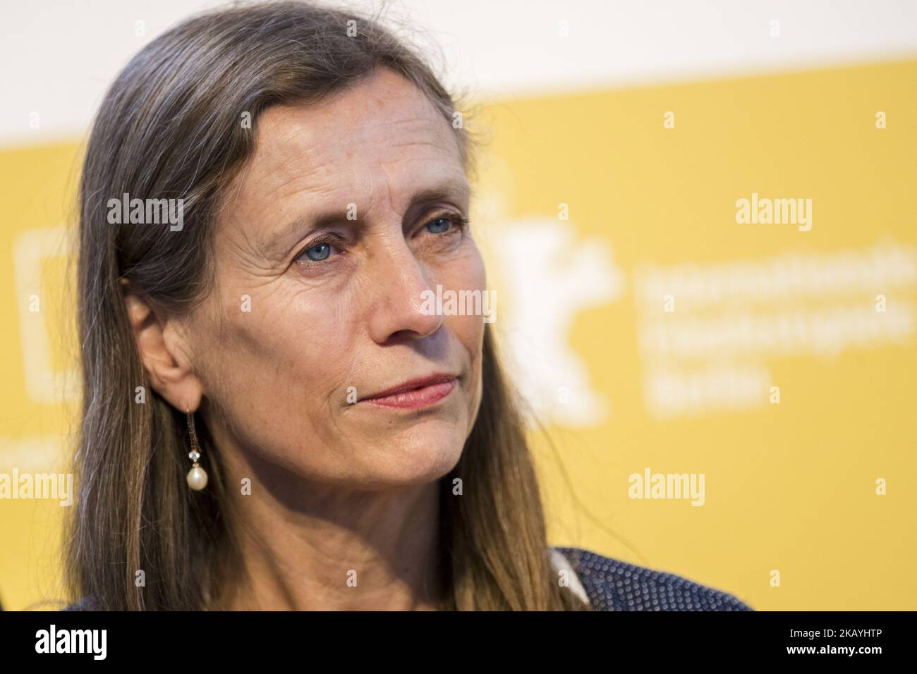 Dutch Mariette Rissenbeek is pictured during a press conference in Berlin, Germany on June 22, 2018. Rissenbeek has been nominated managing director of the Berlinale Film Festival and will succeed (in a duo with Italian Carlo Chatrian in the role of artistic director) Dieter Kosslick starting her activity 2020. (Photo by Emmanuele Contini/NurPhoto) Stock Photo