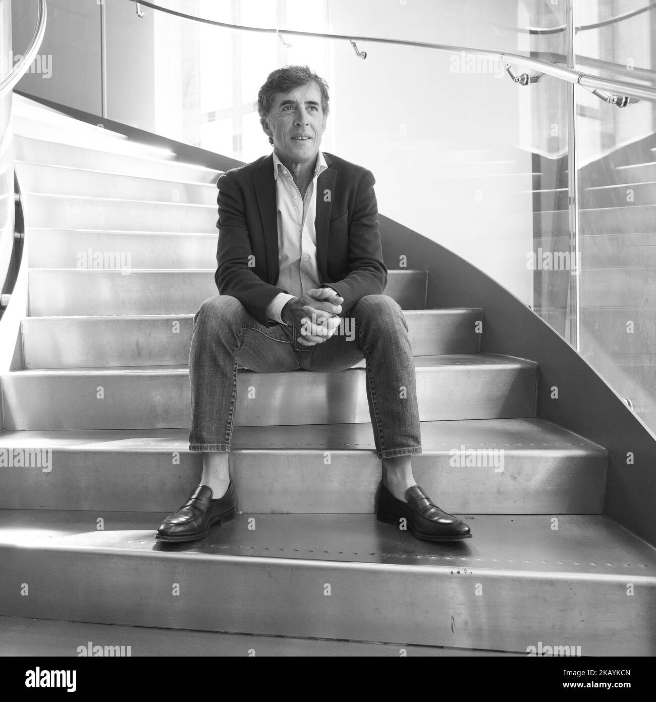 Former Spanish professional cyclist Pedro Delgado presents 'Pedro