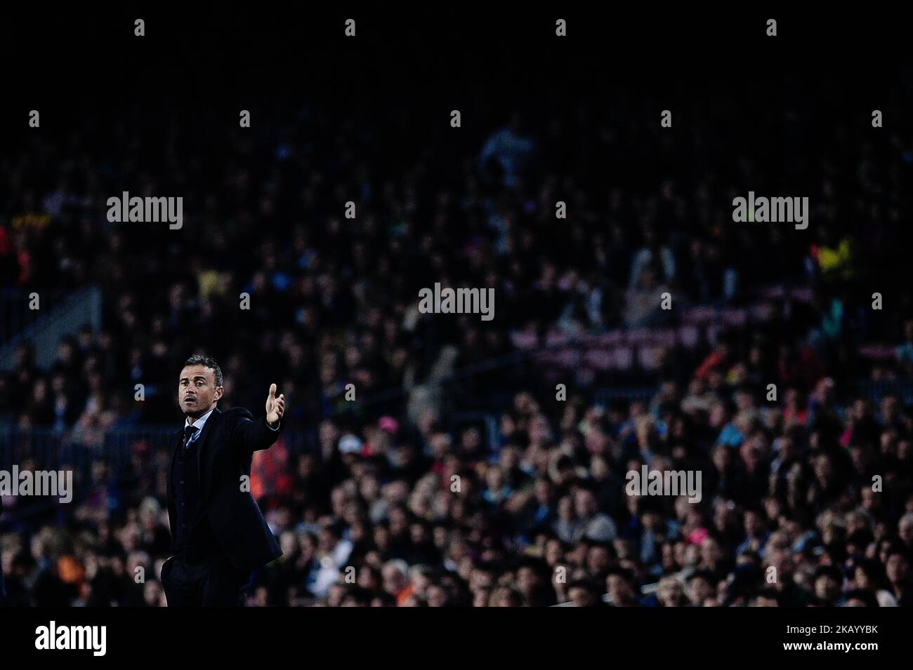 Luis Enrique, new Spanish National Team coach, during a F.C.Barcelona