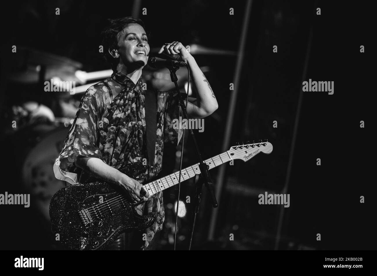Canadian singer and songwriter Alanis Morissette performing live on