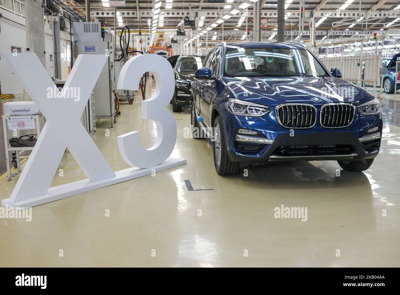 BMW X3 assembly at PT Gaya Motor manufacture in Jakarta, Indonesia on