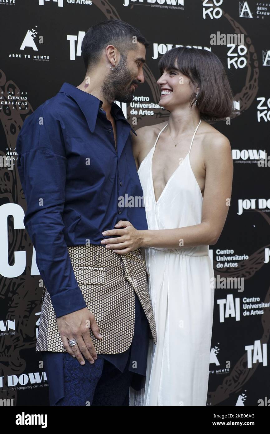 THe actor Alex GarcÃ­a Fernandez and Actress Veronica Echegui attends