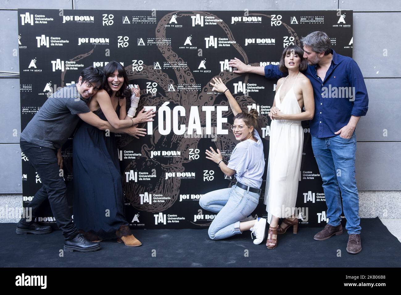 Director Eduardo Chapero-Jackson, actress Marta Fernandez, actress