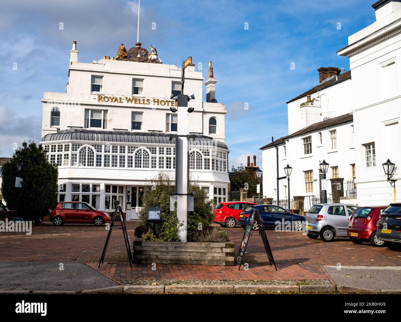 Tunbridge Wells, Kent, UK October 31 2022. The exterior of the Royal Wells Hotel