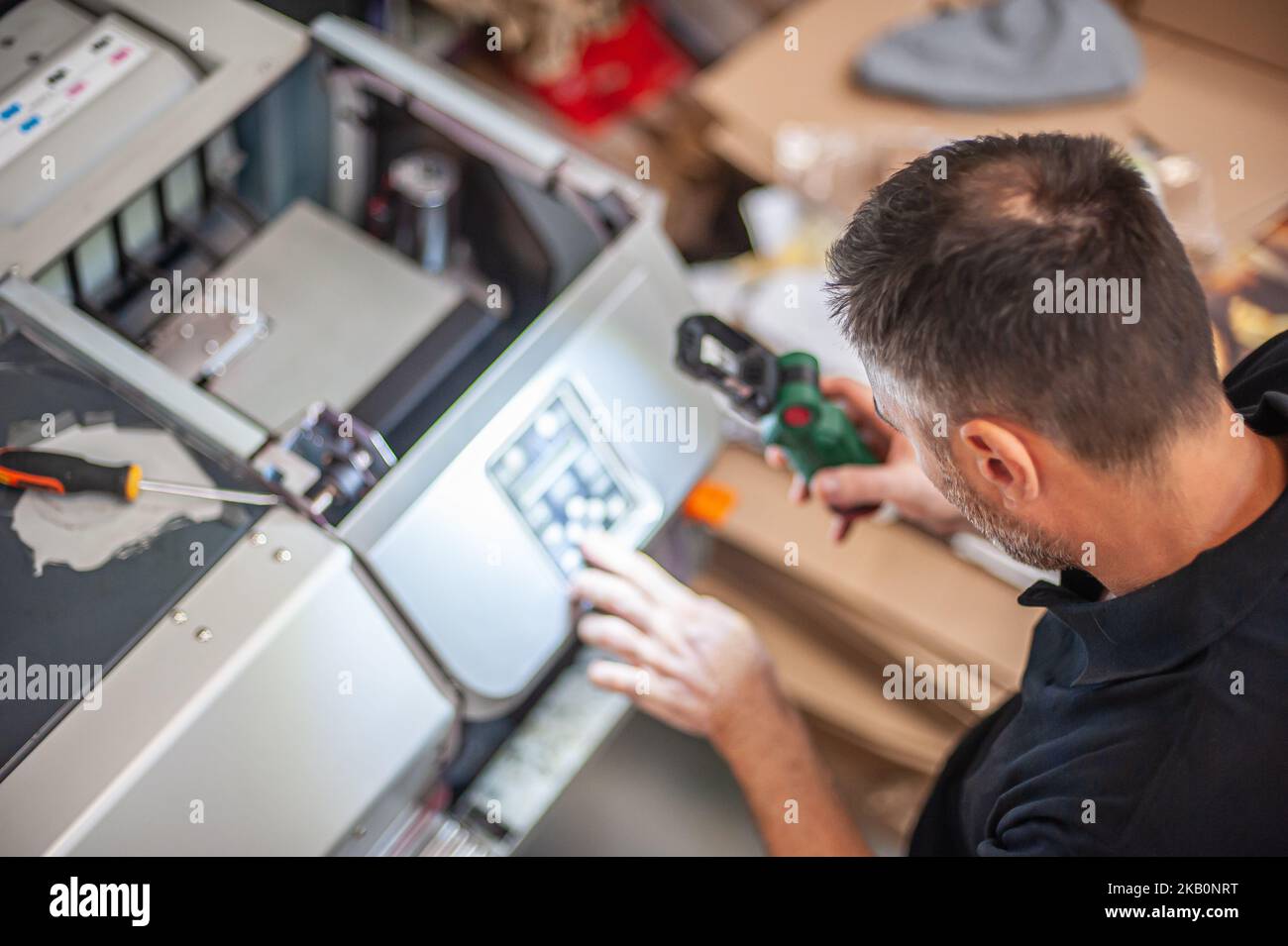 All machines nead maintains. Professional technician troubleshooting