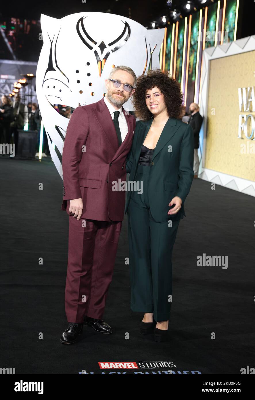 Martin Freeman and Rachel Mariam attending the European premiere of