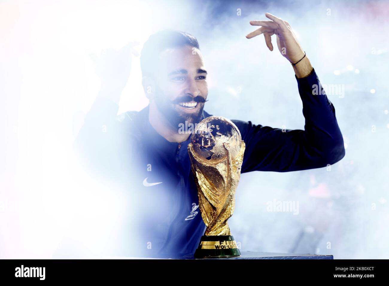 Adil Rami of France during the UEFA Nations League A - Group 1 match between France and Netherlands at Stade de France in Saint - Denis, France on September 9, 2018. (Photo by Mehdi Taamallah / NurPhoto) Stock Photo