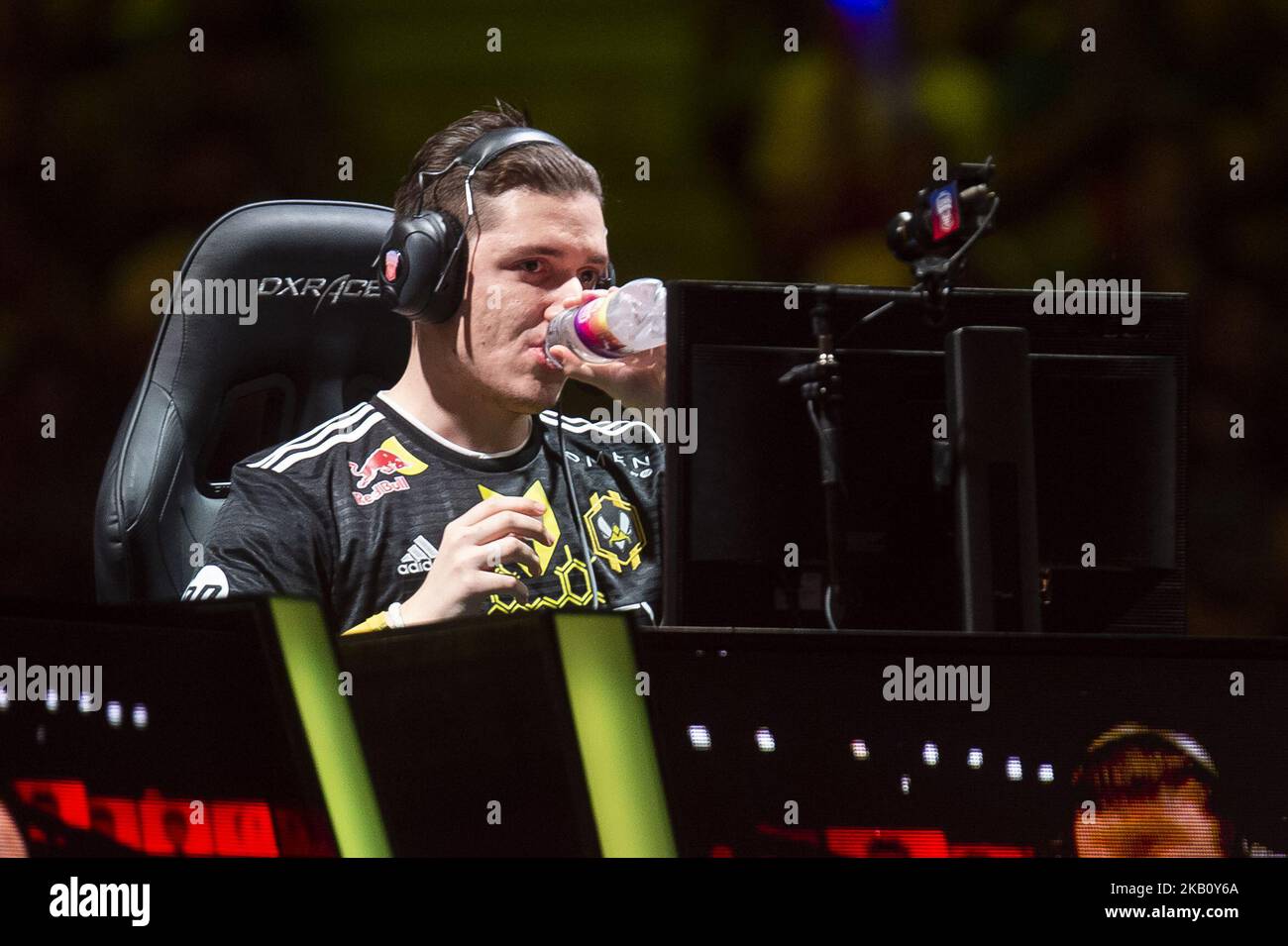 Team Viltaity ad carry Amadeu 'Attila' Carvalho during LCS EU semi final match of Summer Split 2018 between Team Vitality and Misfits Gaming at Vistalegre Palace in Madrid, Spain. September 08, 2018. (Photo by BorjaB.Hojas/COOLMedia/NurPhoto) Stock Photo