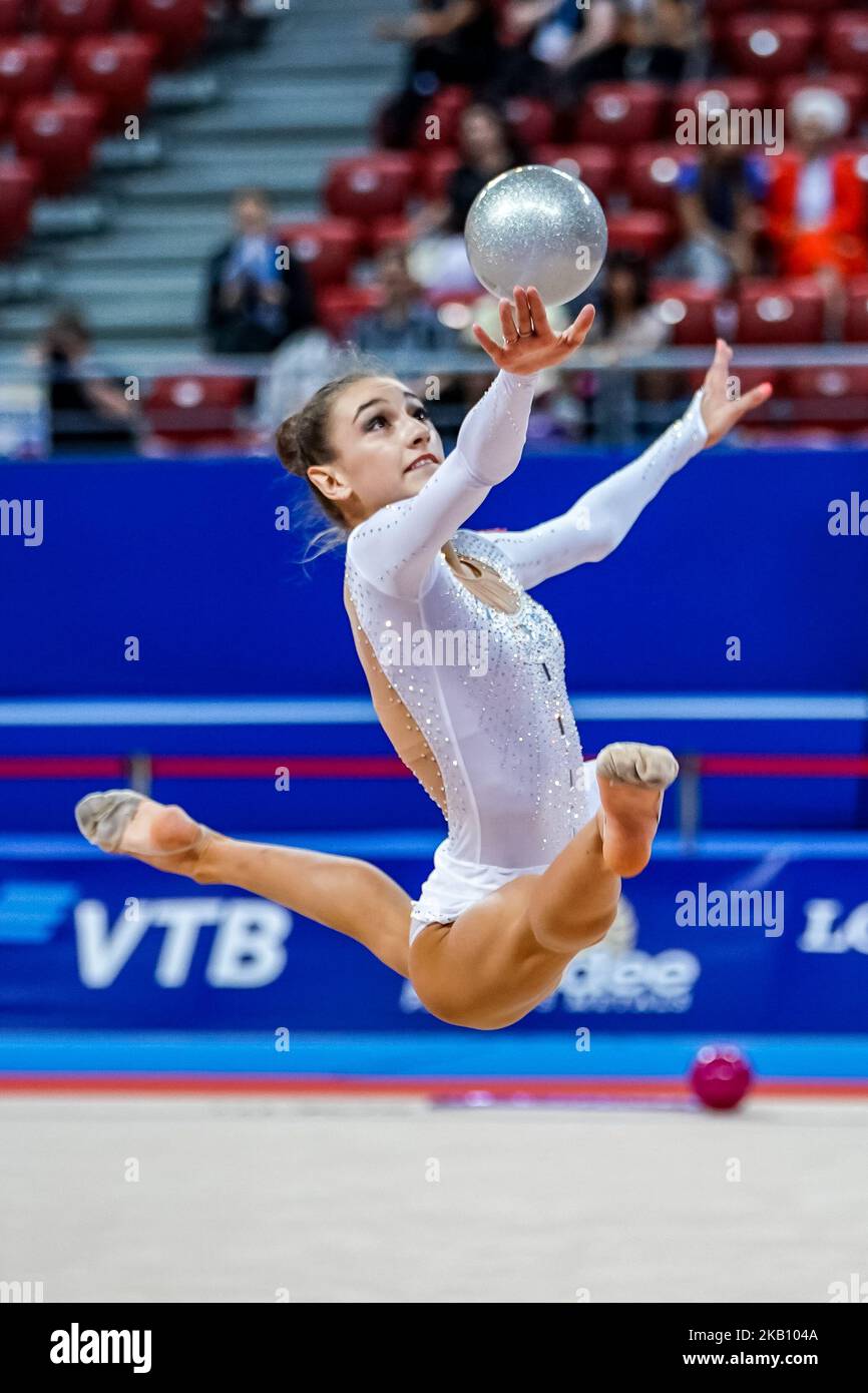 Anna Stoyanova of Norway during Rhythmic Gymnastics World Championships ...