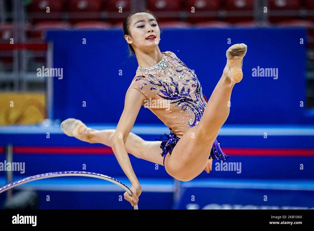 Rong Shang of China during Rhythmic Gymnastics World Championships at ...